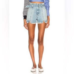 Jonathan Simkhai distressed shorts
